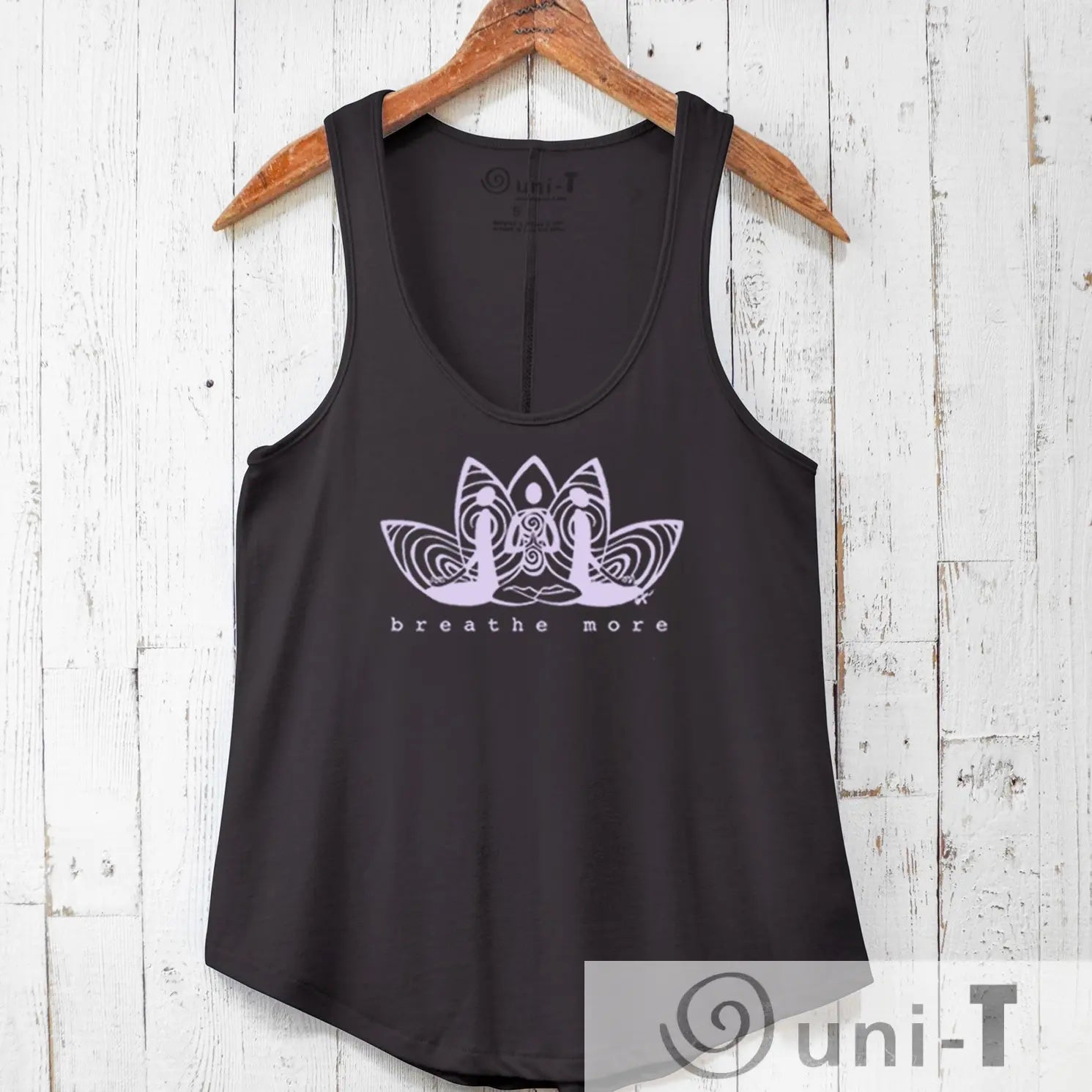 Vintage Washed Tank Top for Women - Breathe More Uni-T