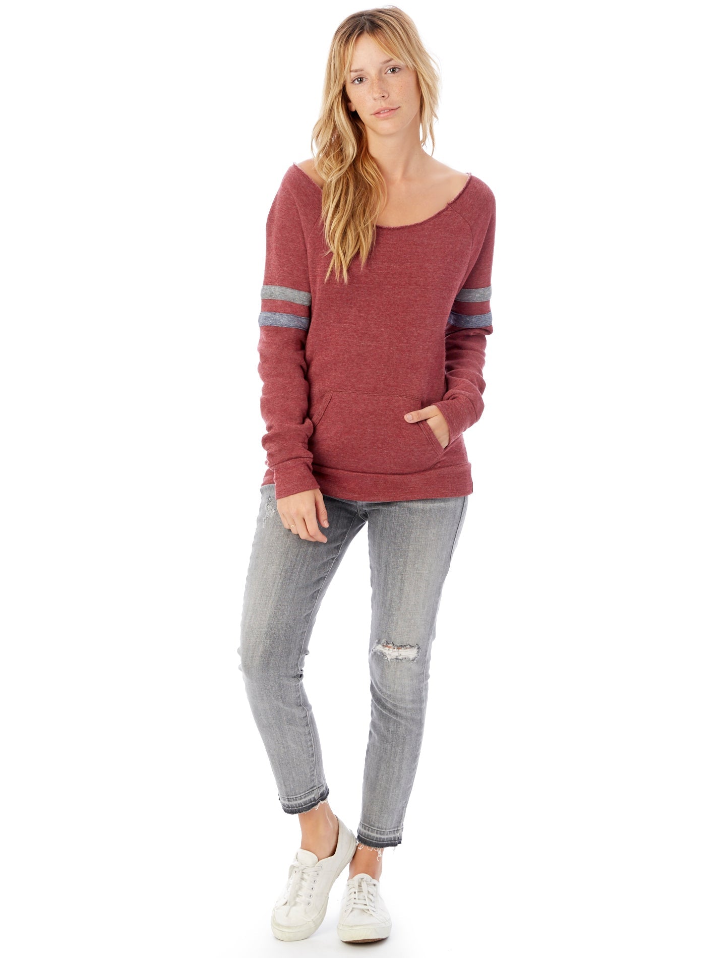 Women's Slouchy Sweatshirt Uni-T