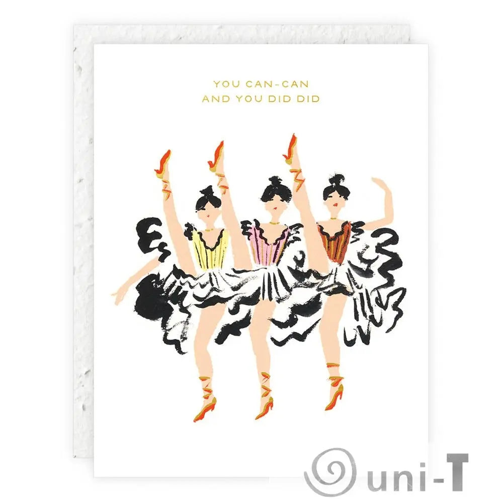 You Can-Can - Congratulations Card Seedlings