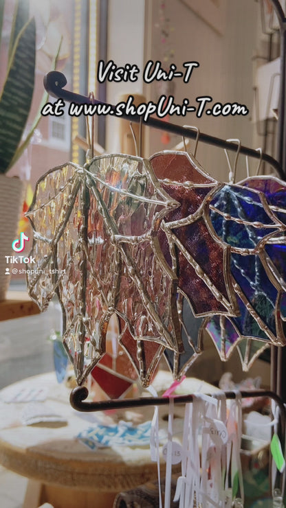 Stained Glass Maple Leaves