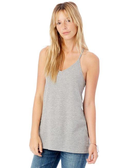 Strappy Satin Jersey Tank Top : LIMITED - Uni-T