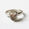 Rutilated Quartz Ring, Stacking Ring, Gemstone Ring, Silver Ring - size 6.75 Janine Gerade