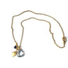 Star and Gemstone Charm Necklace - Uni-T