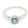 Topaz Ring- London Blue Topaz-Sterling silver Rings - Size 7 Janine Gerade