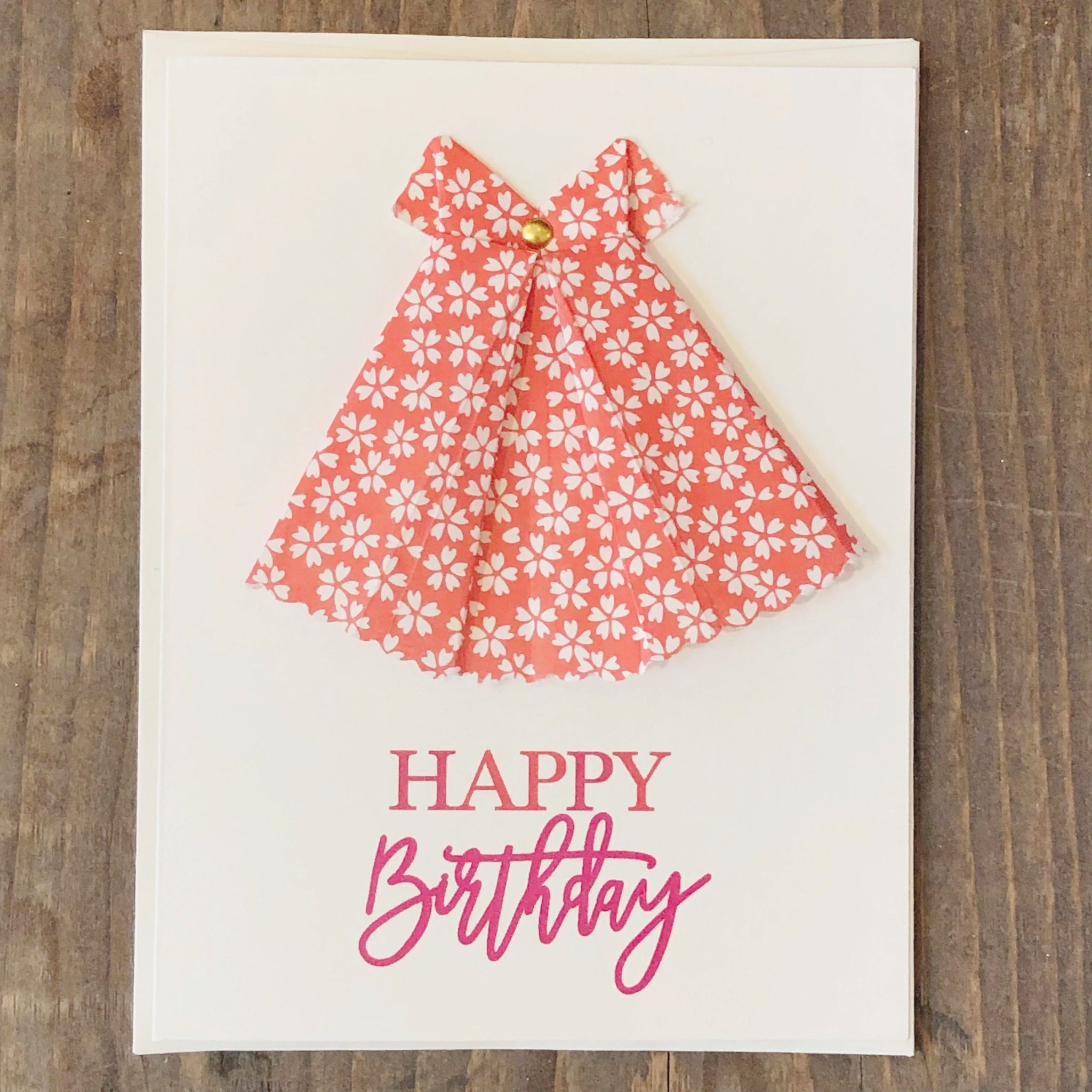 Happy Birthday Dress Card Virginia Fitzgerald