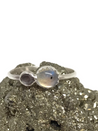 Peridot and labradorite Ring, silver Ring, Gemstone - size 9.25 Janine Gerade