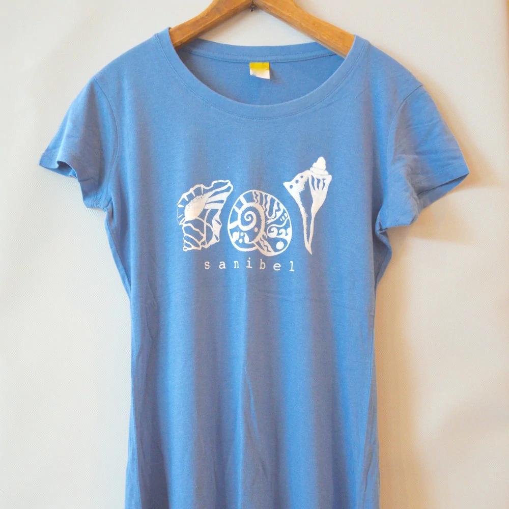 Sanibel Island Sea Shell T-shirt for Women Uni-T