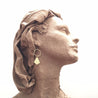 Mari Earrings // Brass Geometric Earrings Draya Koschmann