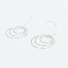 Sterling Silver Hammered Hoop Earrings | Handmade Jewelry Uni-T
