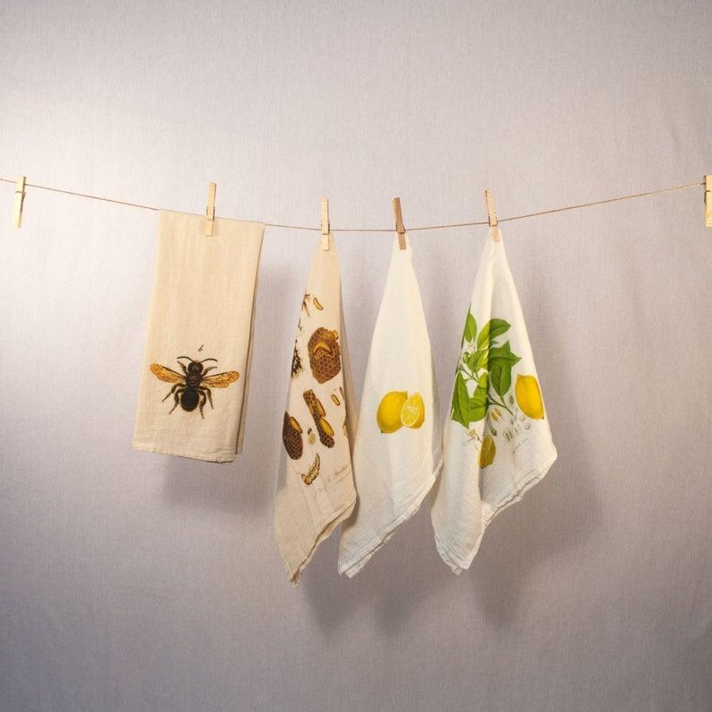 Bee Flour Sack Towels Uni-T Small Gifts