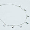 Silver Star Necklace - Silver Plated on Hematite Stars with Sterling Silver Chain - Uni-T