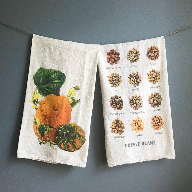 Pumpkin Flour Sack Towel Uni-T Small Gifts