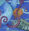 The Gift, Mermaid art print ocean sealife illustration Uni-T