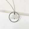 Moonstone Circle Necklace, Infinity Necklace, Moonstone Necklace Janine Gerade