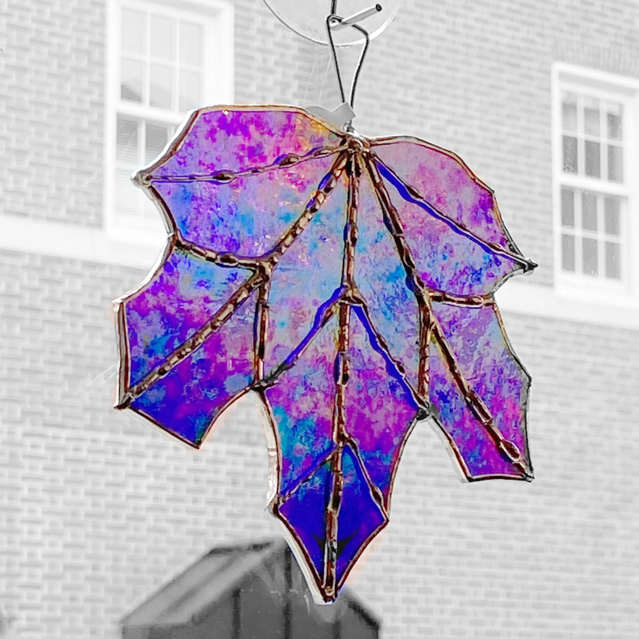 Stained Glass Maple Leaves Sarah Alessandro