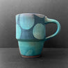 Stackable Textured Mugs - Mid Century Inspired Abstract Prints Sang Jeong Lee