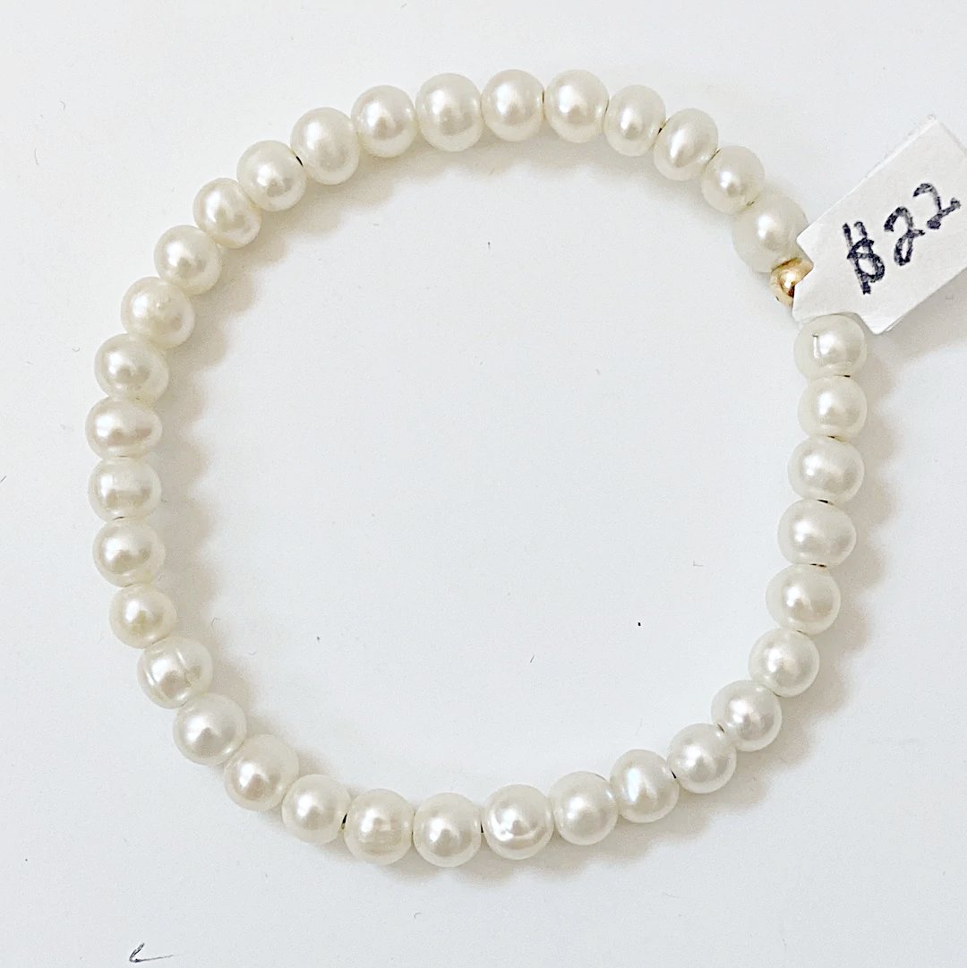 Freshwater pearl Stretch Bracelet Janine Gerade