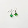 Recycled Fused Glass Earrings - Square Carolina Portillo