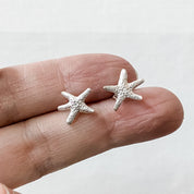 Silver Starfish Post Earrings - Uni-T