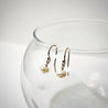 Tiny Freshwater Pearl Earrings with Gold Filled Wires Nicole Goulet