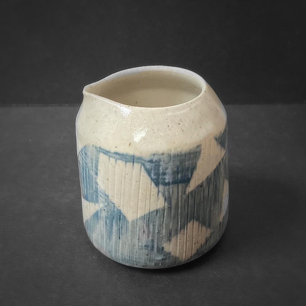 Sugar & Creamer Container - Mid Century Inspired Abstract Prints Sang Jeong Lee