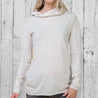 Organic Cotton Cowl Neck Yoga Hoodie, Made in USA Uni-T Shop by Style