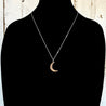 Adjustable Moon Sterling Silver Necklace Uni-T Necklace
