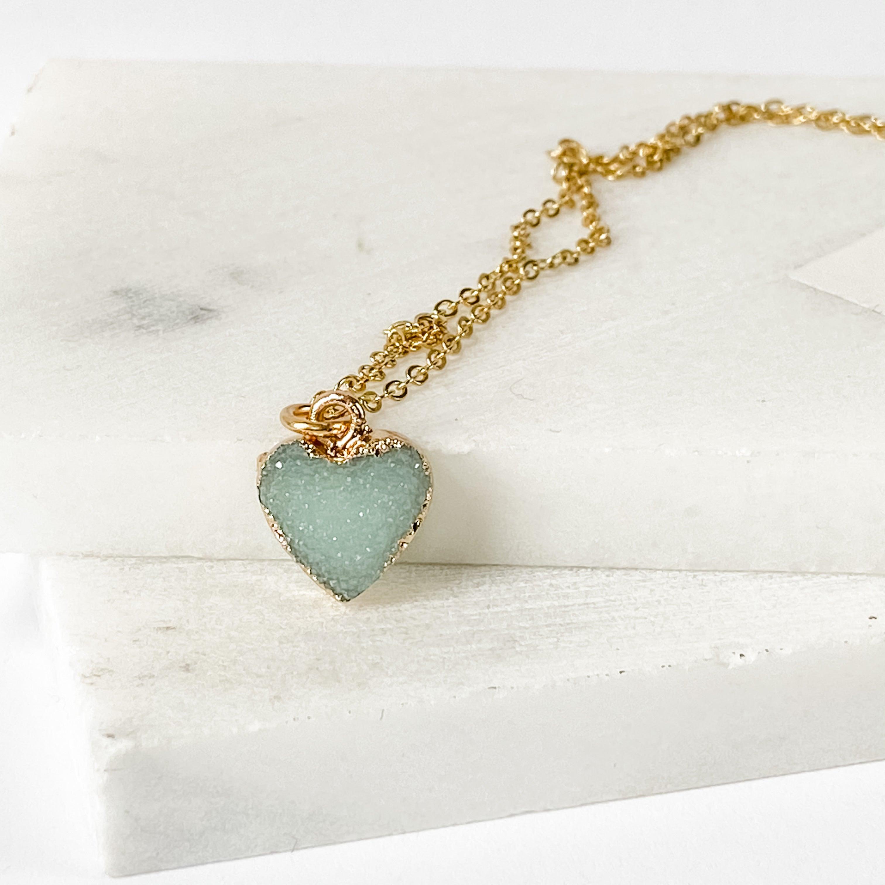 Stone Heart Necklace - Uni-T