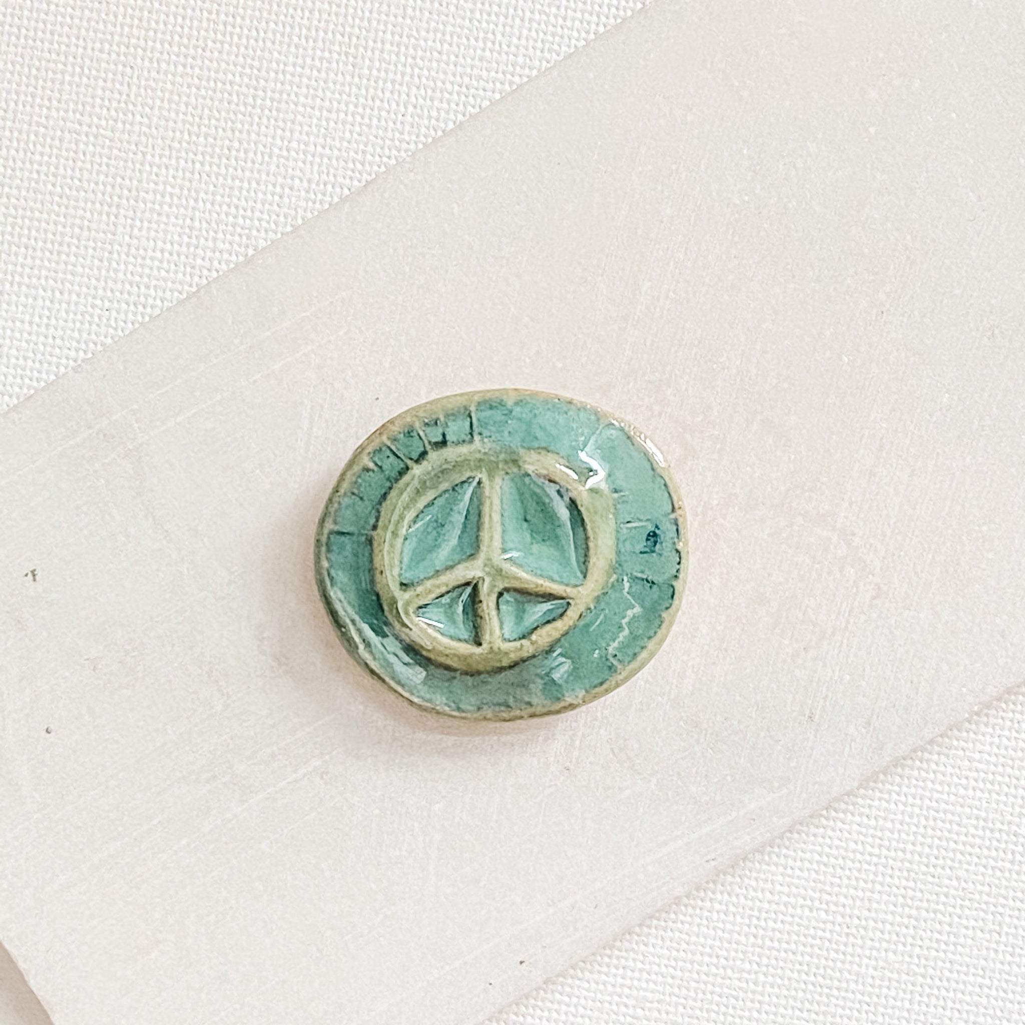 Peace Sign - Reminder Stones, Worry Stone Uni-T Small Gifts
