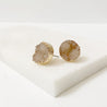 Agate Druzy Studs - Large Lisa Trachtman