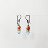 Crystal & Faceted Pearl Present Sterling Silver Earrings Regina McGearty