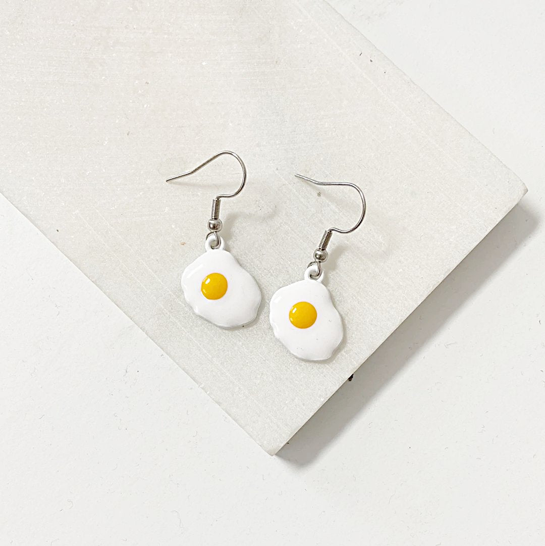 Fried Egg Earrings Shana Cohen
