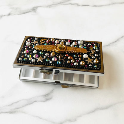 Long Pill Box, Container, Jewelry Box, Makeup Box-Uni-T Janine Gerade