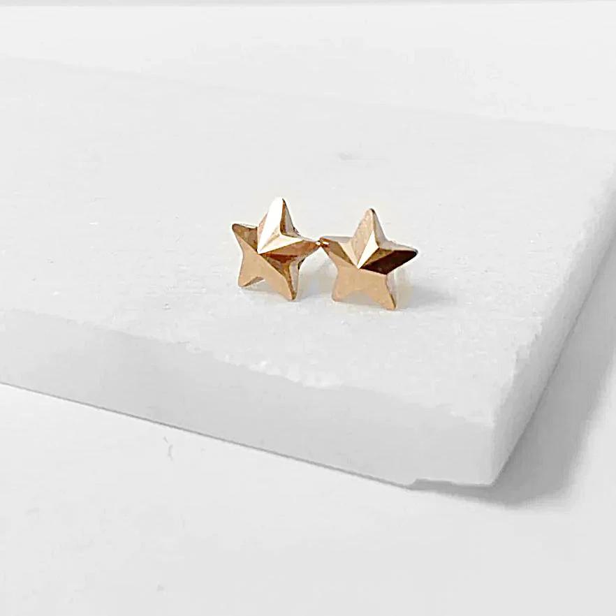 Crystal Stars with Surgical Steel Studs Regina McGearty