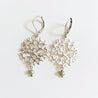 Rhodium Plated Earrings with Surgical Steel Ear Wire - Tree Branch Kathy James