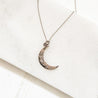 Adjustable Moon Sterling Silver Necklace Uni-T Necklace