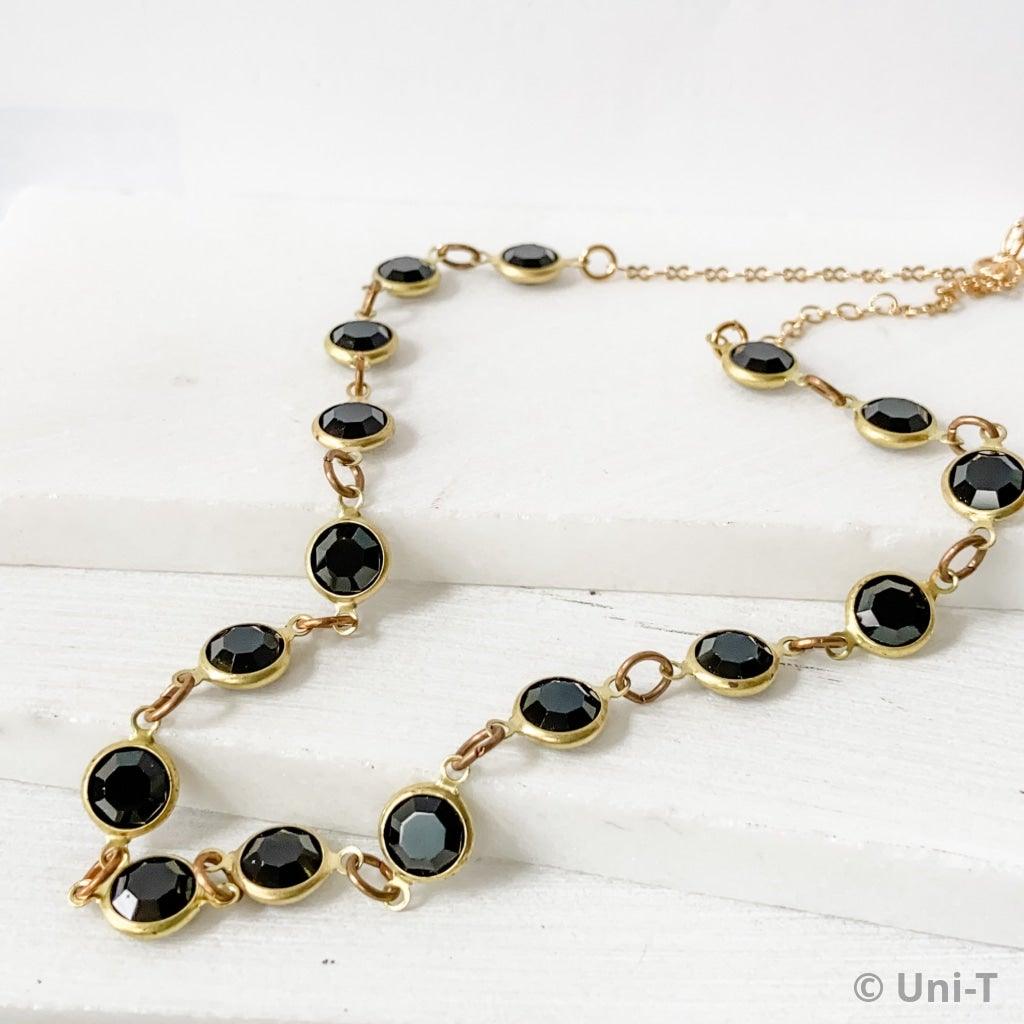 Crystal Chanel Necklace Uni-T Necklace
