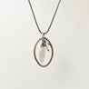 Moonstone Dagger Necklace, Modern Silver Necklace Janine Gerade