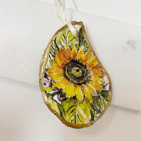 Sunflower Oyster Ornament Ana Razavi