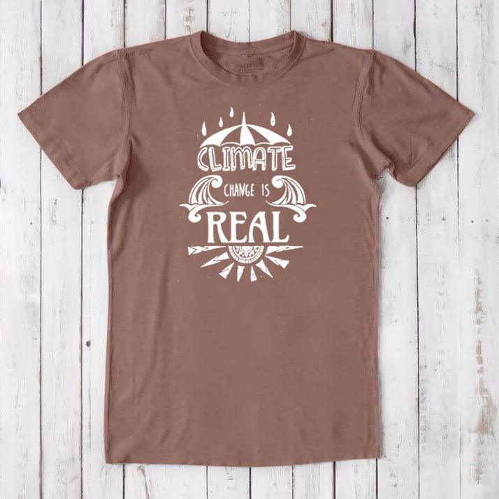CLIMATE CHANGE is REAL T-Shirt | Anti Trump Shirt | Political Shirt 