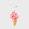 Scented Very Berry Strawberry Ice-Cream Necklace THJ
