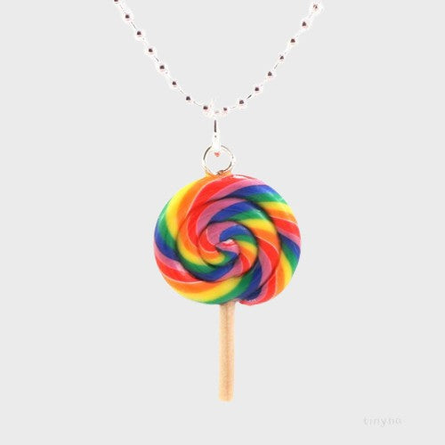 Bubblegum Scented Lollipop Necklace THJ