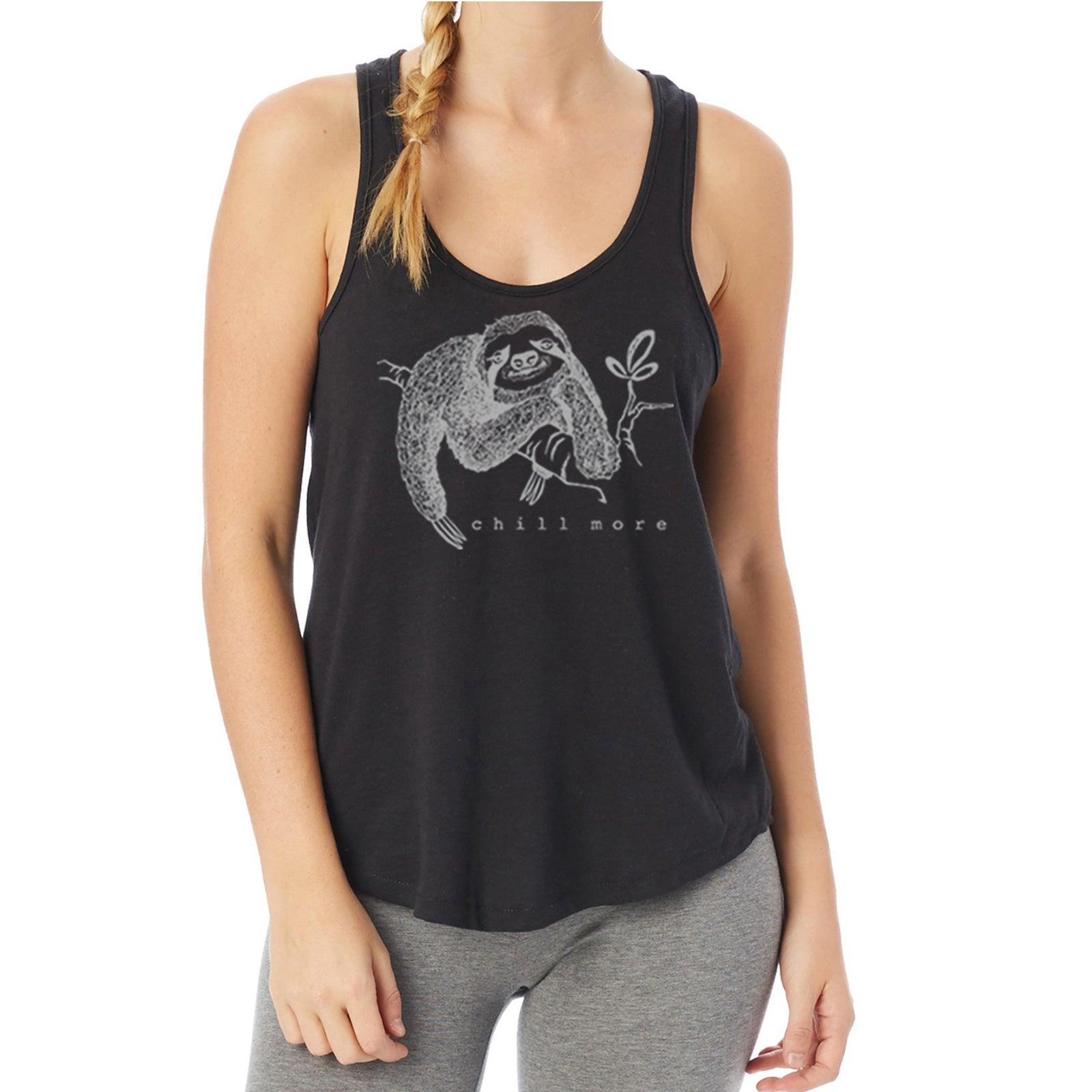 Sloth Vintage Jersey Tank Top for Women - Chill More Uni-T