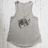 Sloth Vintage Washed Jersey Tank Top for Women - Chill More - Uni-T