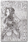 Triangle Lady, Postcard Uni-T